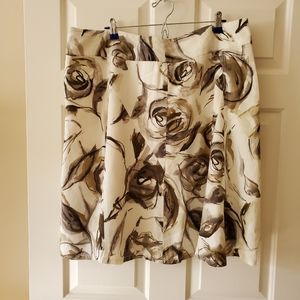 Coldwater Creek Floral Full Skirt